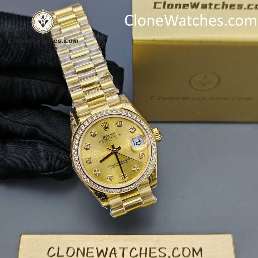 Rolex Super Clone Watches 1:1 DateJust m278288rbr-0005 President 31MM 2236 Movement - Image 4