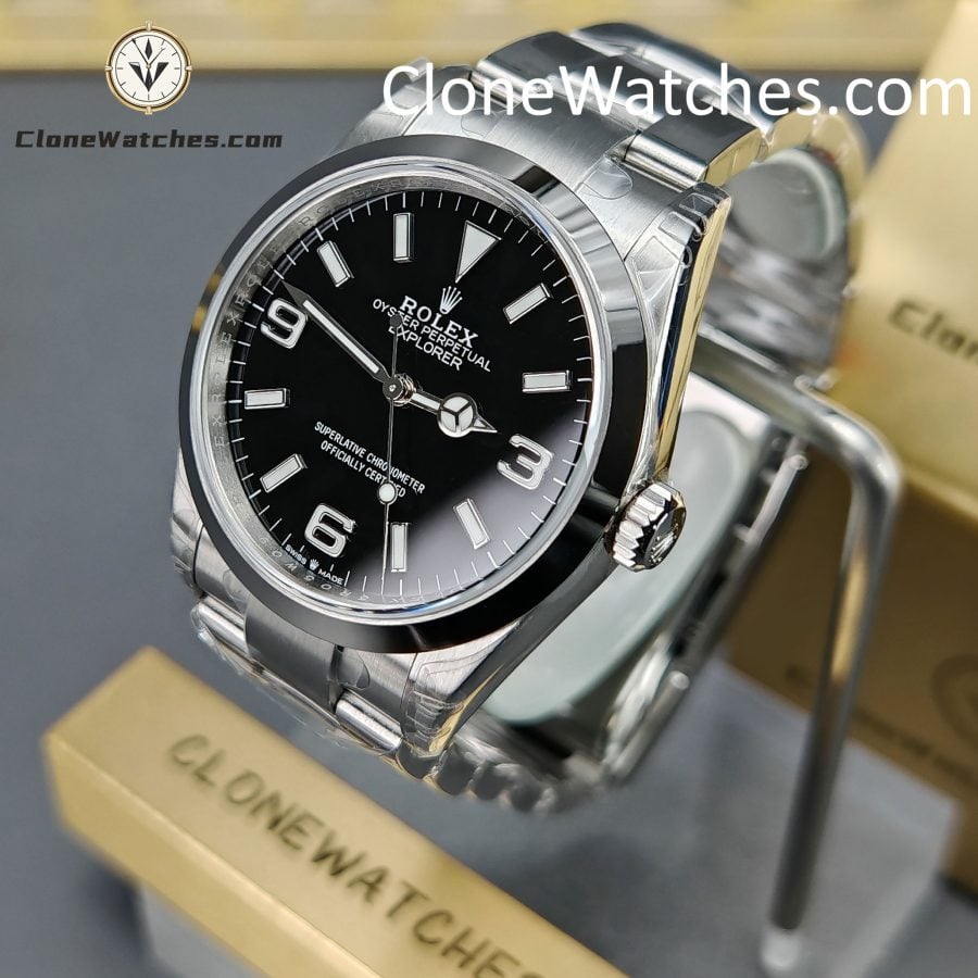 Rolex Super Clone Watches 1:1 Oyster Perpetual Explore 36mm Black Dial m124270-0001 3230 Movement - Image 3