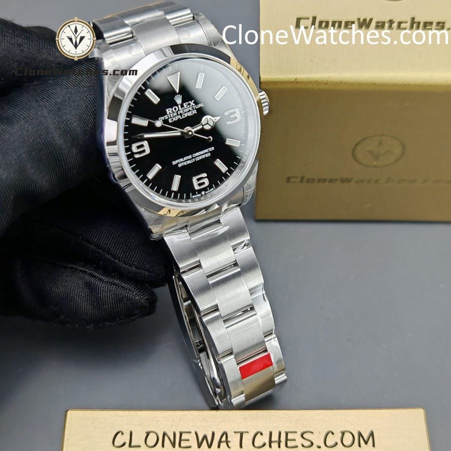 Rolex Super Clone Watches 1:1 Oyster Perpetual Explore 36mm Black Dial m124270-0001 3230 Movement - Image 4