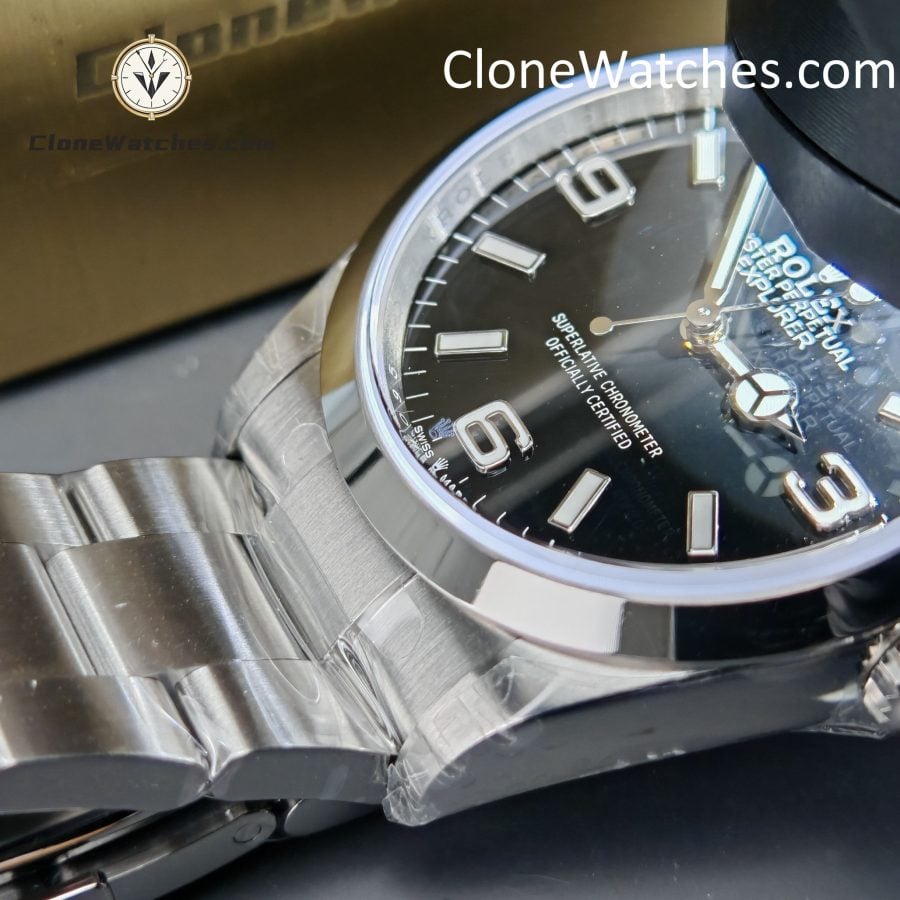 Rolex Super Clone Watches 1:1 Oyster Perpetual Explore 36mm Black Dial m124270-0001 3230 Movement - Image 15