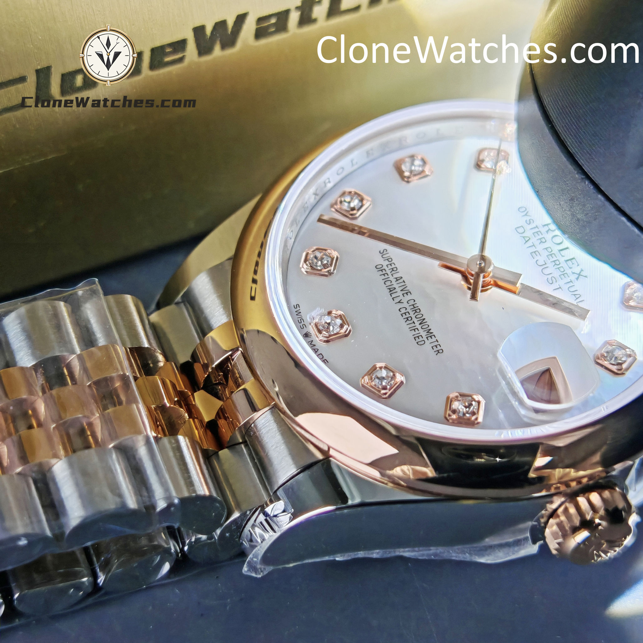 Rolex Super Clone Watches 1:1 DateJust m278243-0028 Jubilee 31MM 2236 Movement - Image 14