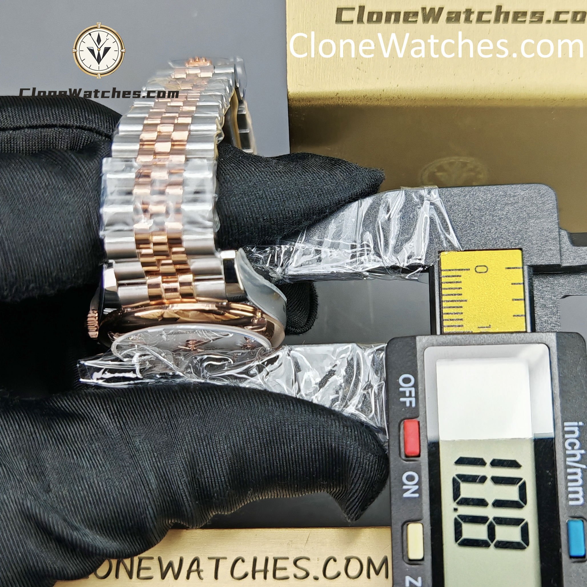 Rolex Super Clone Watches 1:1 DateJust m278243-0028 Jubilee 31MM 2236 Movement - Image 15