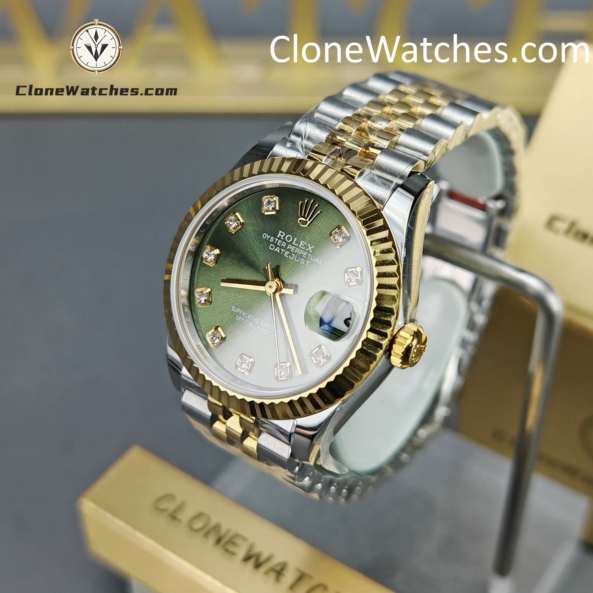 Rolex Super Clone Watches 1:1 DateJust m278273-0030 Jubilee 31MM 2236 Movement - Image 2