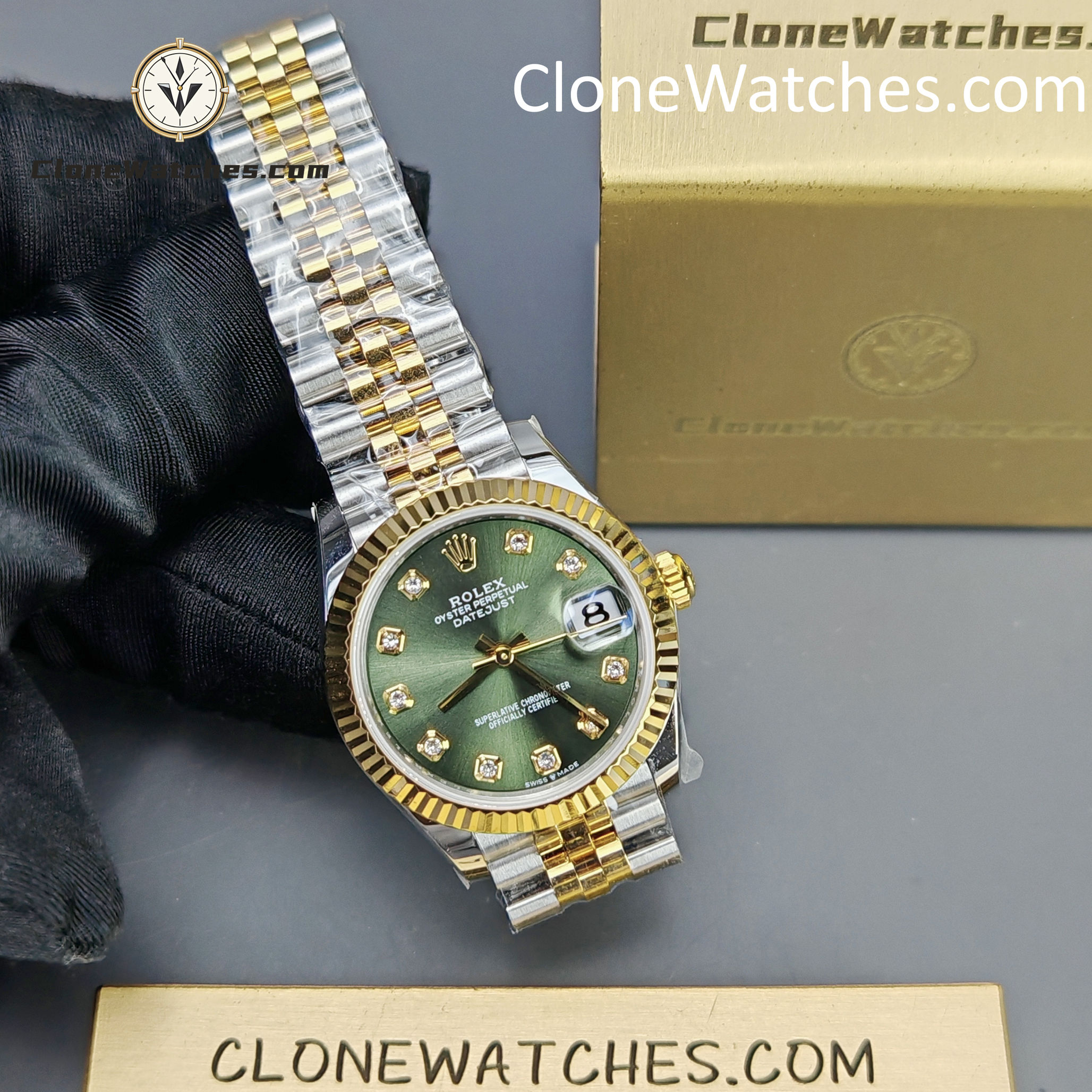 Rolex Super Clone Watches 1:1 DateJust m278273-0030 Jubilee 31MM 2236 Movement - Image 4
