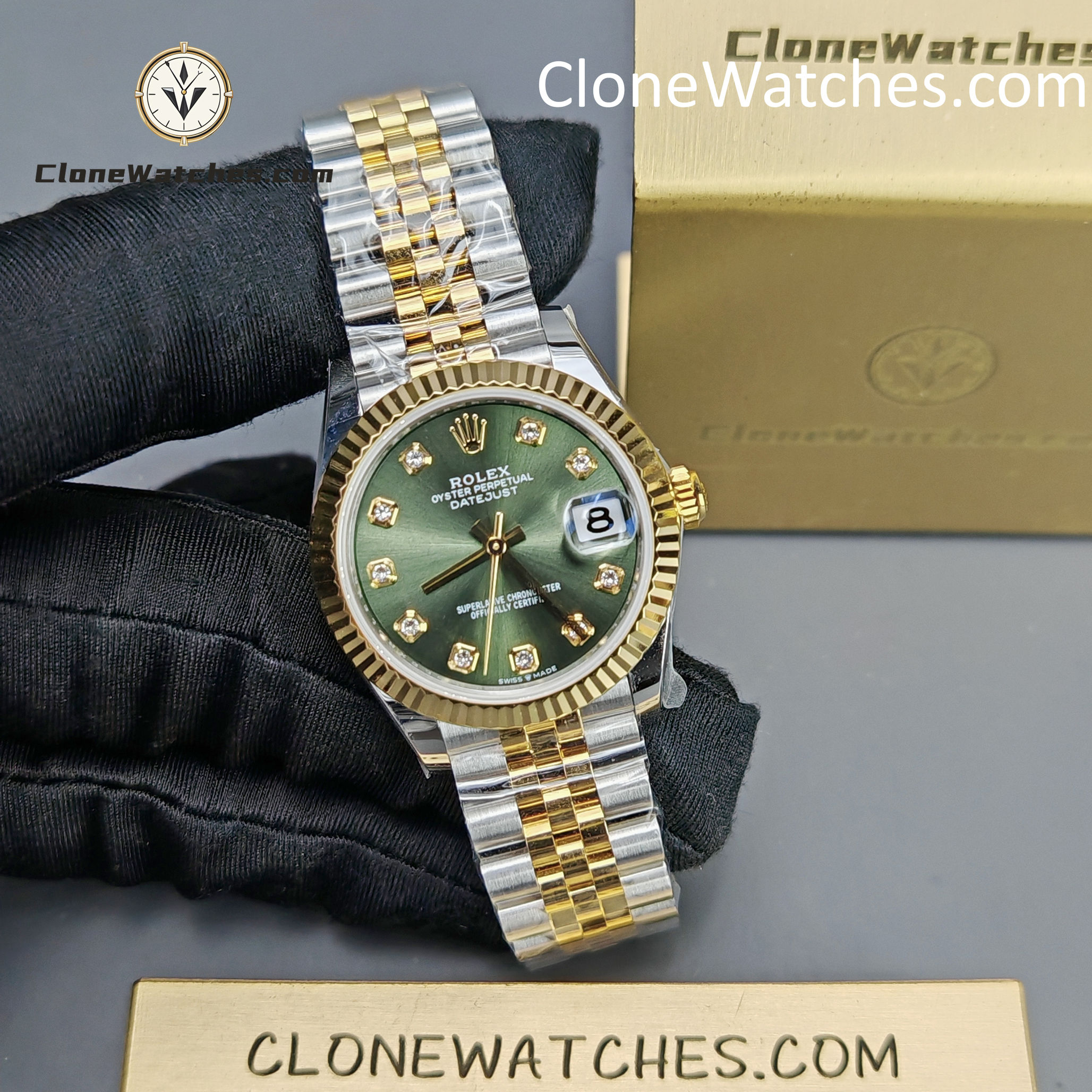 Rolex Super Clone Watches 1:1 DateJust m278273-0030 Jubilee 31MM 2236 Movement - Image 5