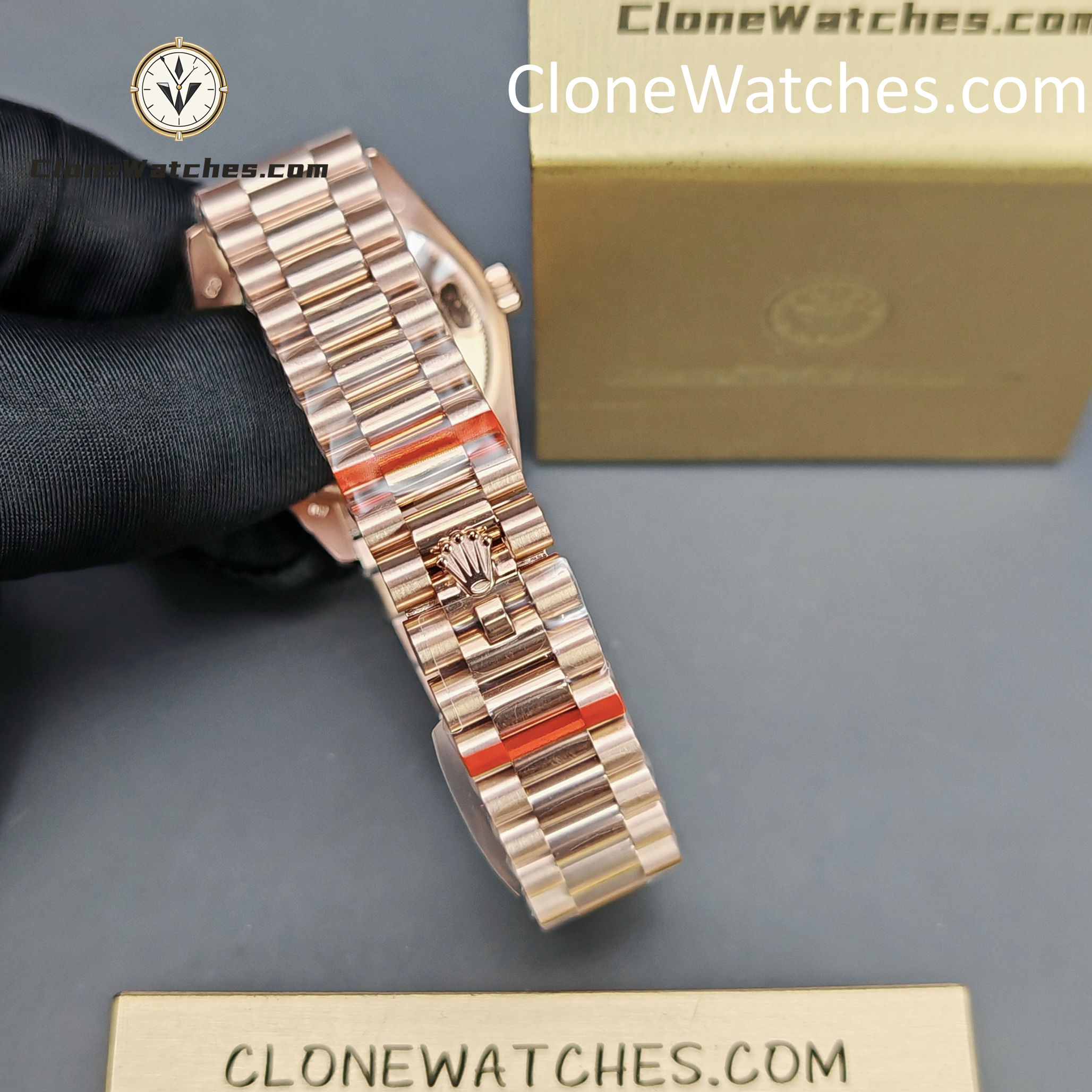 Rolex Super Clone Watches 1:1 DateJust m278285rbr-0025 President 31MM 2236 Movement - Image 6