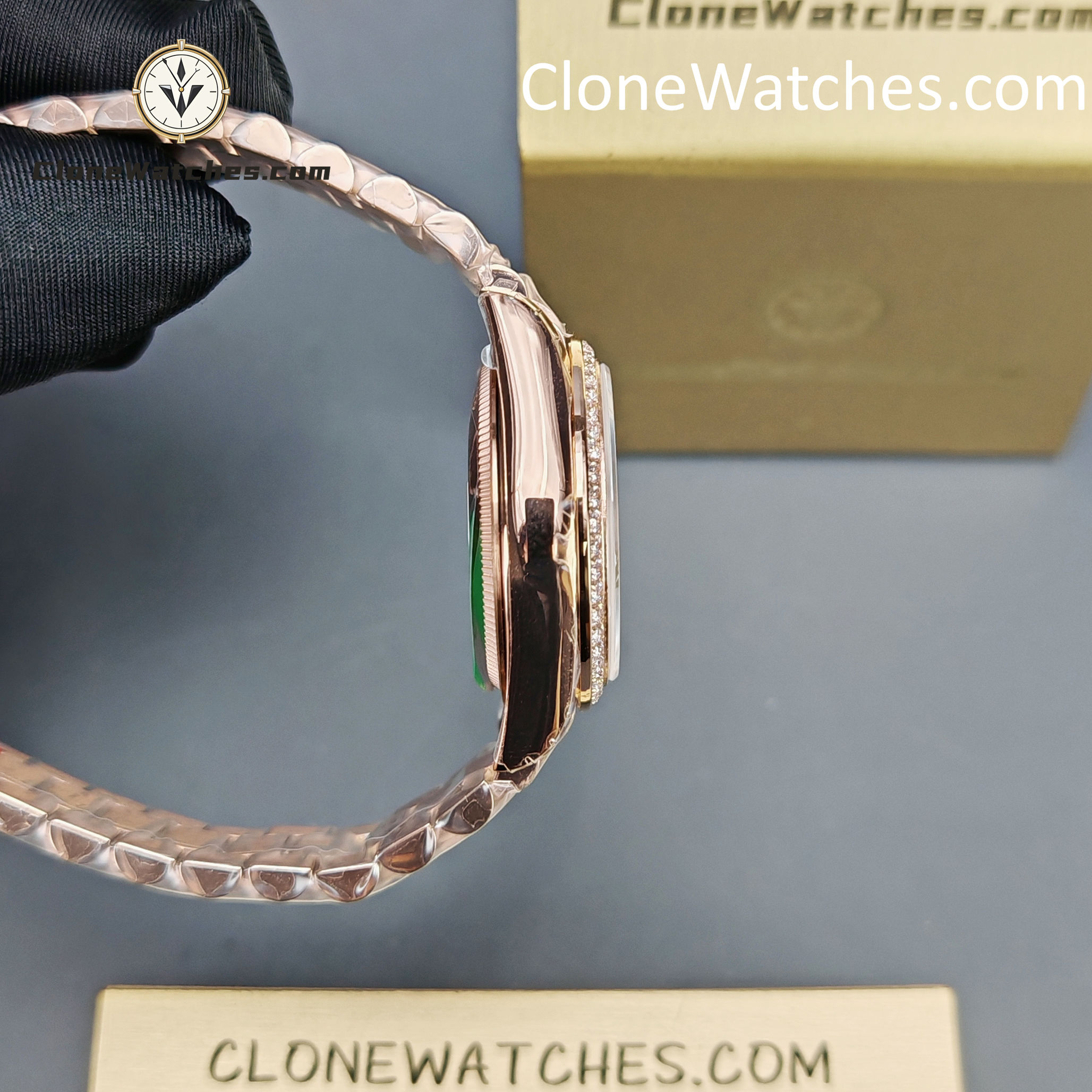 Rolex Super Clone Watches 1:1 DateJust m278285rbr-0025 President 31MM 2236 Movement - Image 8