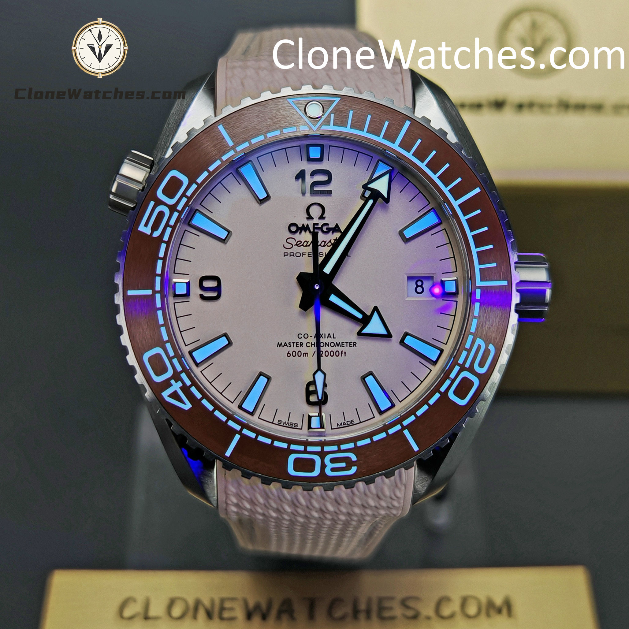 OMEGA Super Clone Watches 1:1 Seamaster Planet Ocean 600m 215.32.44.21.09.001 43.5MM - Image 2