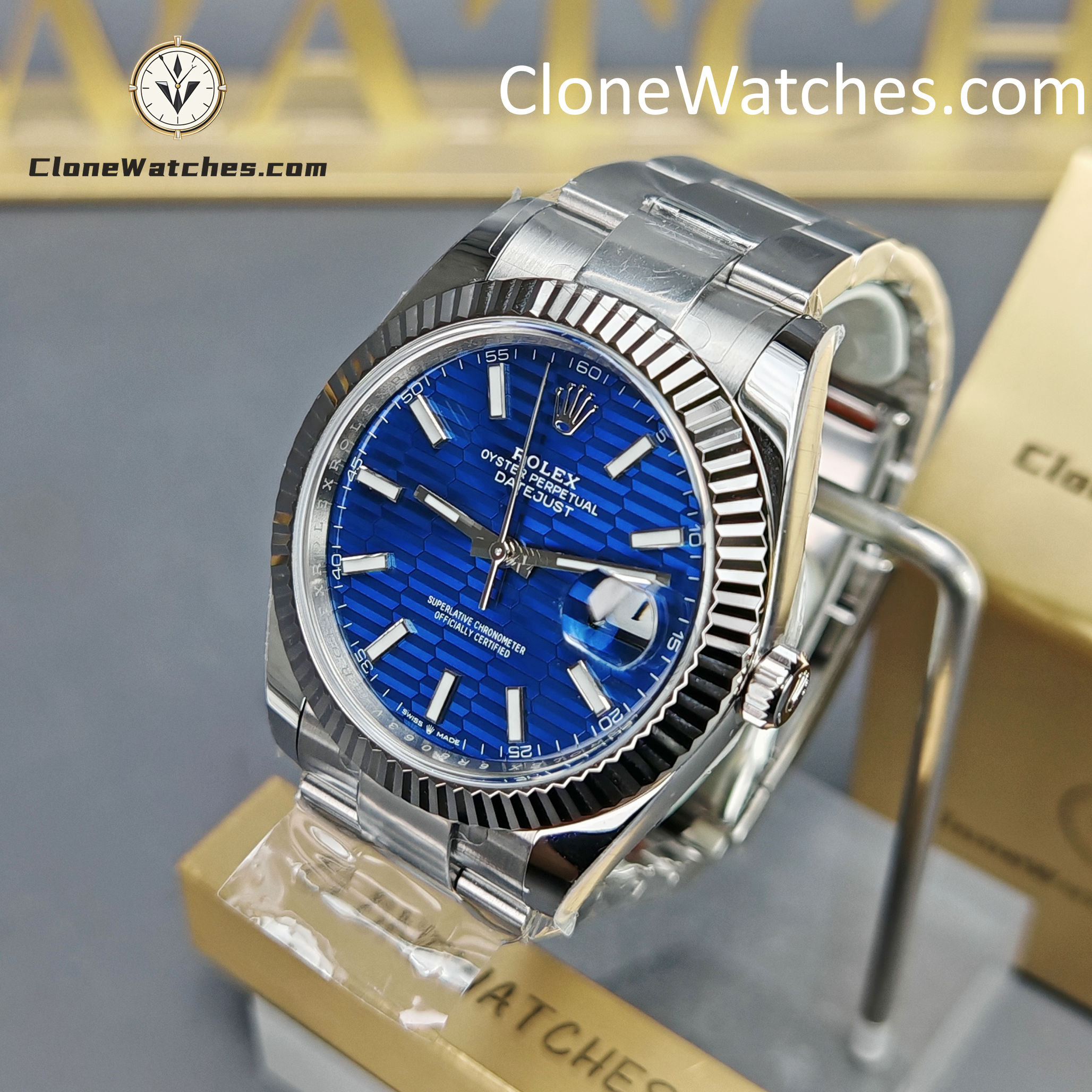 Rolex Super Clone Watch 1:1 DateJust m126334-0031 Oyster 41MM 3235 Movement - Image 3