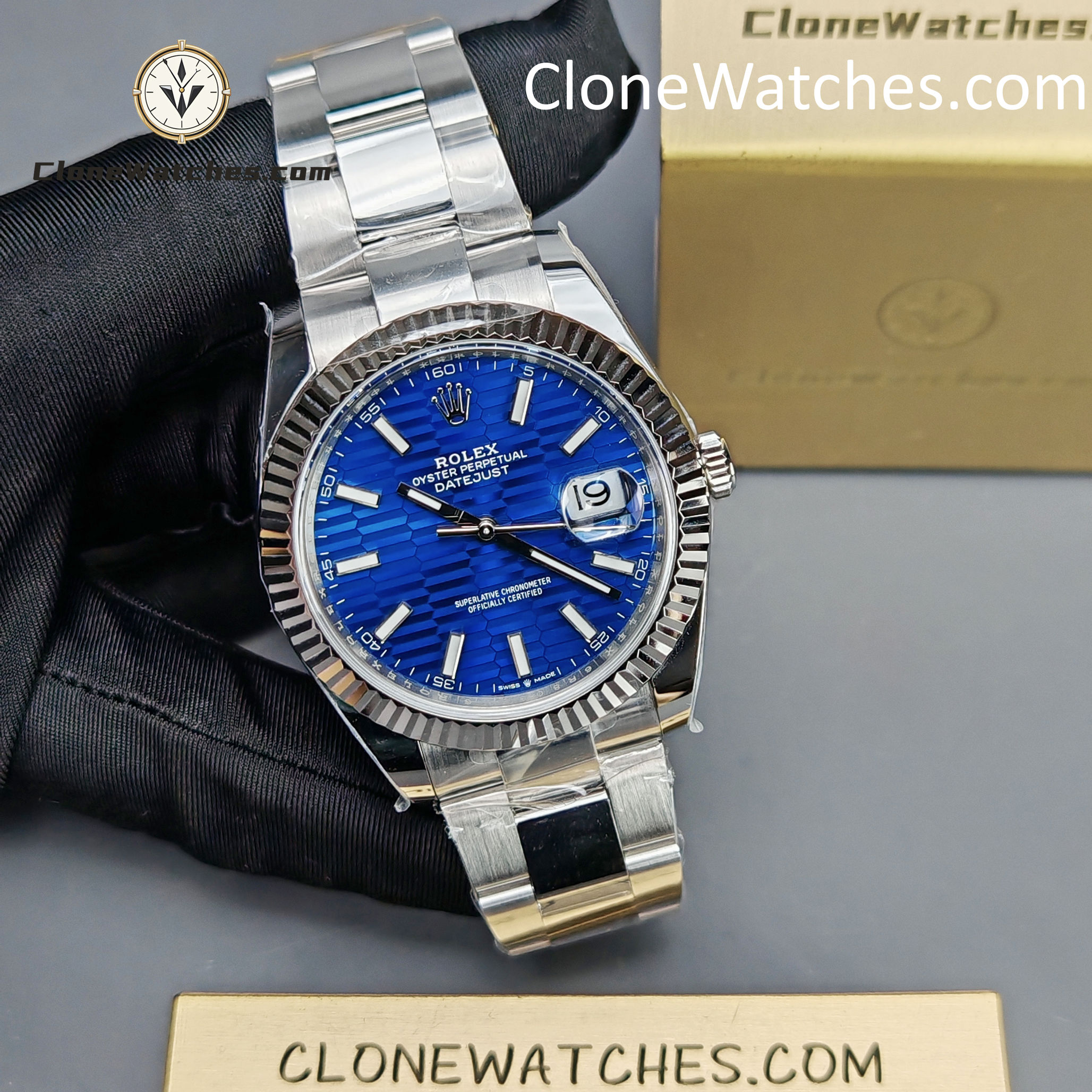 Rolex Super Clone Watch 1:1 DateJust m126334-0031 Oyster 41MM 3235 Movement - Image 6