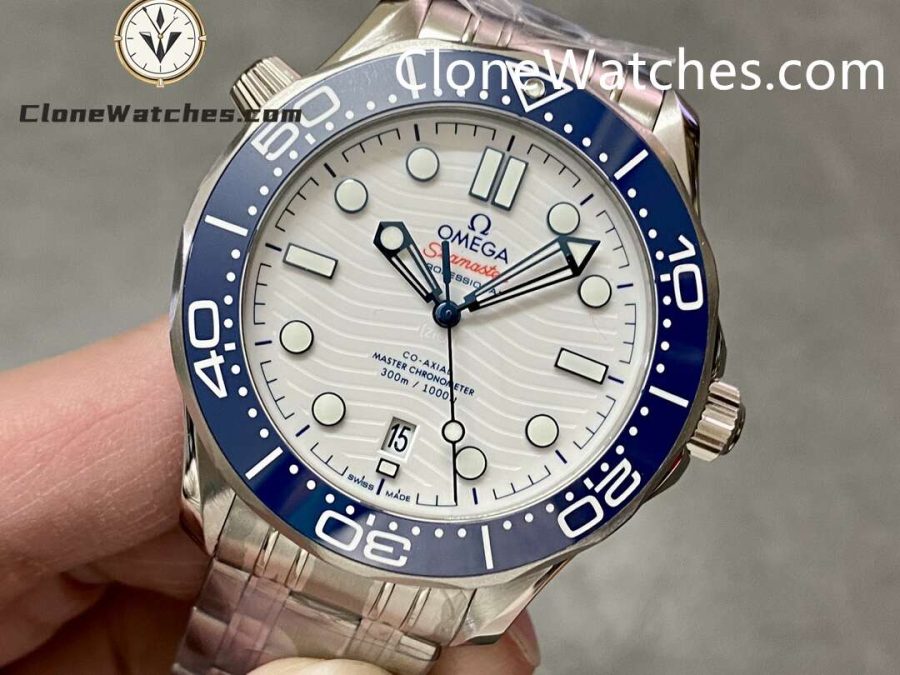 OMEGA Super Clone Watches 1:1 Seamaster Diver 300M Tokyo 2020 522.30.42.20.04.001 42mm - Image 3