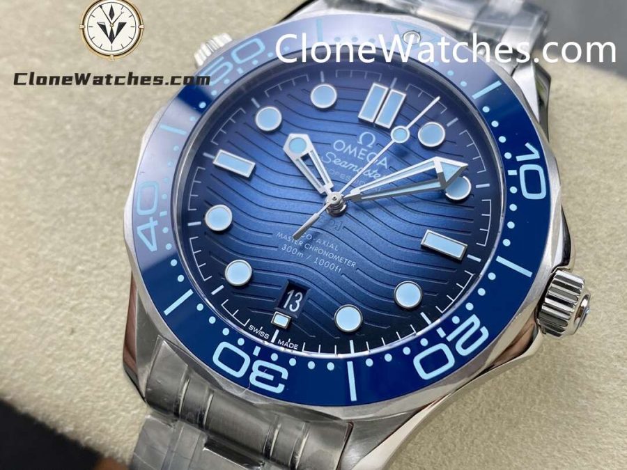 OMEGA Super Clone Watches 1:1 Seamaster Diver 300M Summer Blue 210.30.42.20.03.003 42MM - Image 3