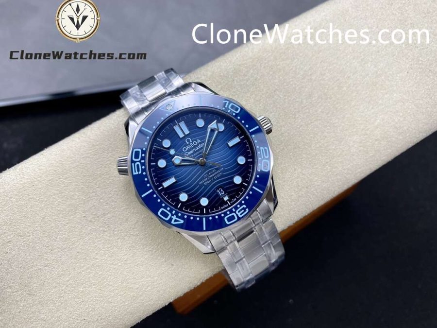 OMEGA Super Clone Watches 1:1 Seamaster Diver 300M Summer Blue 210.30.42.20.03.003 42MM - Image 4