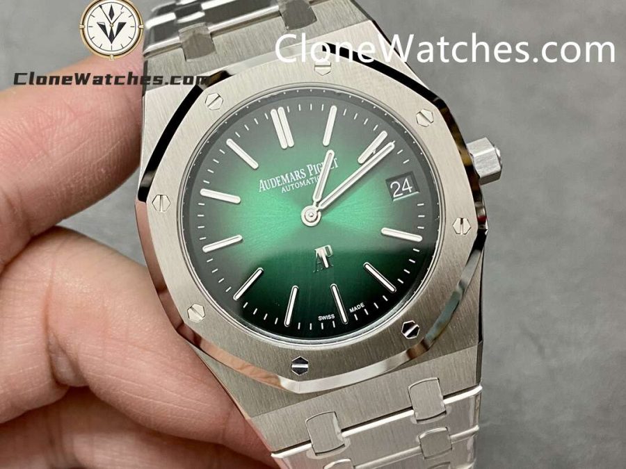 Audemars Piguet Super Clone Watches 1:1 Royal Oak"Jumbo" Extra-Thin "50th Anniversary" 16202 Gradient Green Dial 39MM - Image 2