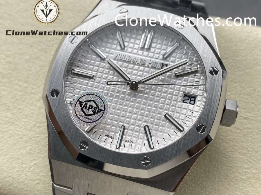 Audemars Piguet Super Clone Watches 1:1 Royal Oak "50th Anniversary" 15510 White Dial 41MM - Image 3