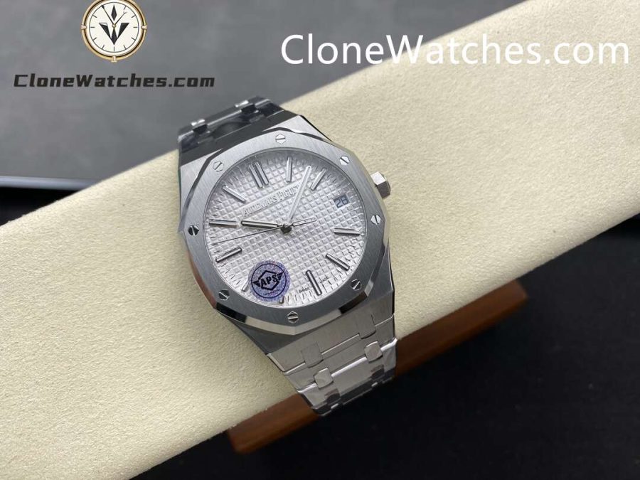 Audemars Piguet Super Clone Watches 1:1 Royal Oak "50th Anniversary" 15510 White Dial 41MM - Image 5