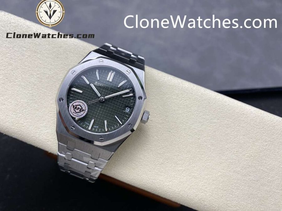 Audemars Piguet Super Clone Watches 1:1 Royal Oak "50th Anniversary" 15510 Green Dial 41MM - Image 5