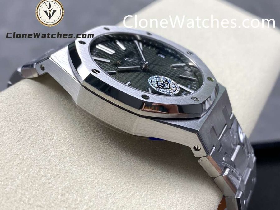 Audemars Piguet Super Clone Watches 1:1 Royal Oak "50th Anniversary" 15510 Green Dial 41MM - Image 6