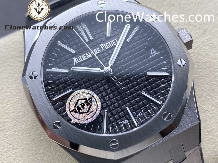 Audemars Piguet Super Clone Watches 1:1 Royal Oak "50th Anniversary" 15510 Black Dial 41MM - Image 2