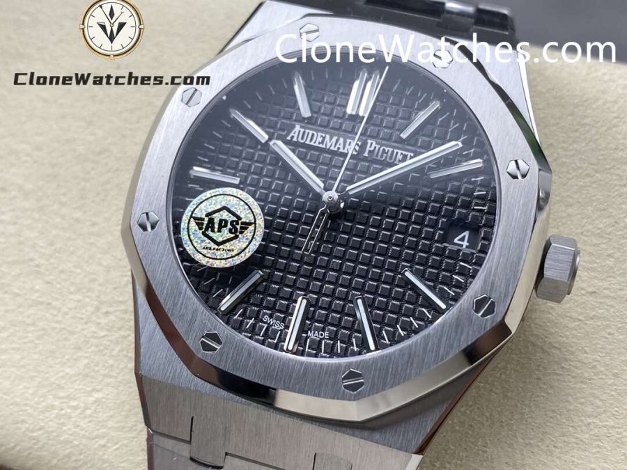 Audemars Piguet Super Clone Watches 1:1 Royal Oak "50th Anniversary" 15510 Black Dial 41MM - Image 3