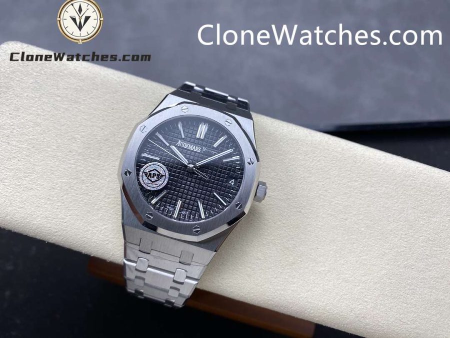 Audemars Piguet Super Clone Watches 1:1 Royal Oak "50th Anniversary" 15510 Black Dial 41MM - Image 5