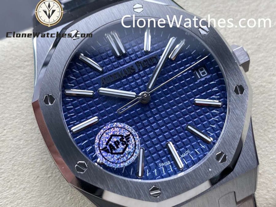 Audemars Piguet Super Clone Watches 1:1 Royal Oak "50th Anniversary" 15510 Blue Dial 41MM - Image 2