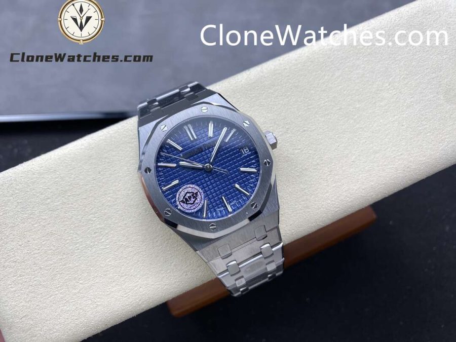 Audemars Piguet Super Clone Watches 1:1 Royal Oak "50th Anniversary" 15510 Blue Dial 41MM - Image 4