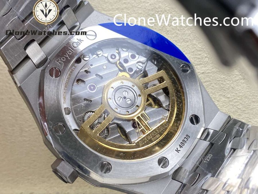 Audemars Piguet Super Clone Watches 1:1 Royal Oak "50th Anniversary" 15510 Blue Dial 41MM - Image 8