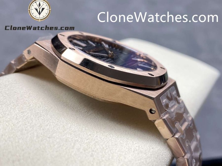 Audemars Piguet Super Clone Watches 1:1 Royal Oak 15510 Rose Gold Black Dial 41MM - Image 6