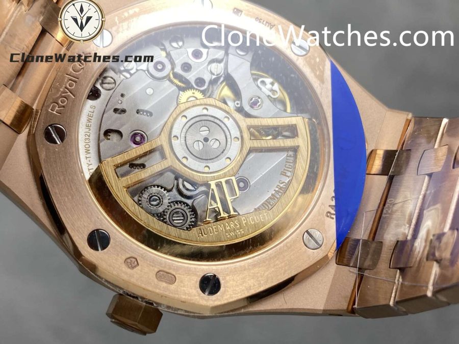 Audemars Piguet Super Clone Watches 1:1 Royal Oak 15510 Rose Gold Blue Dial 41MM - Image 7