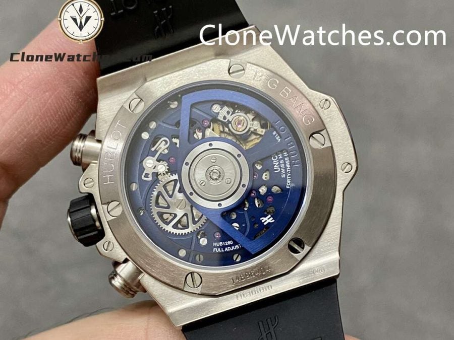 Hublot Super Clone Watches 1:1 Big Bang Unico Titanium Blue Ceramic 42mm 441.NL.5171.RX - Image 7