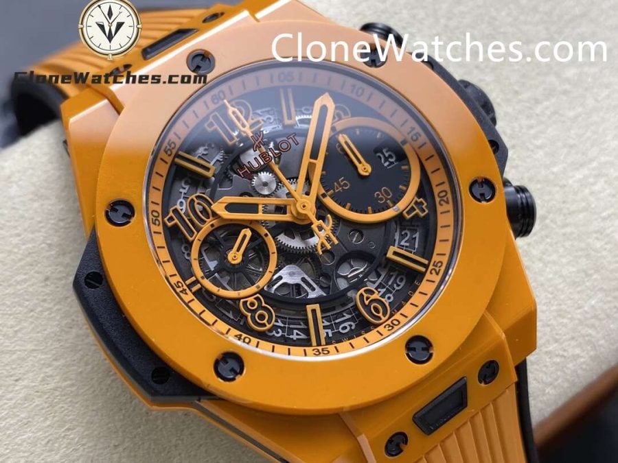 Hublot Super Clone Watches 1:1 Big Bang Unico Orange Ceramic 42MM 441.CU.5910.RX - Image 2