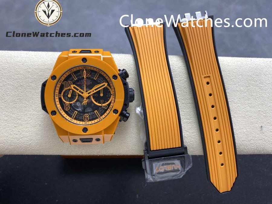 Hublot Super Clone Watches 1:1 Big Bang Unico Orange Ceramic 42MM 441.CU.5910.RX - Image 9