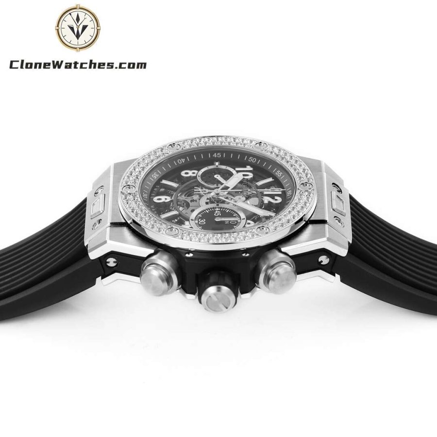 Hublot Super Clone Watches 1:1 Big Bang Unico Titanium Diamonds 42mm 441.NX.1171.RX.1104 - Image 7