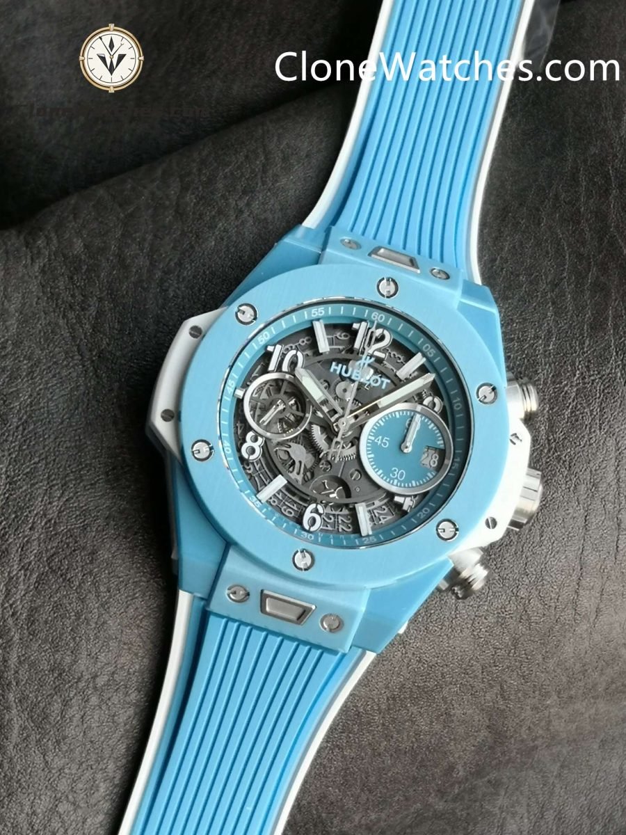 Hublot Super Clone Watches 1:1 BIG BANG UNICO SKY BLUE 42MM 441.EX.5120.RX - Image 2