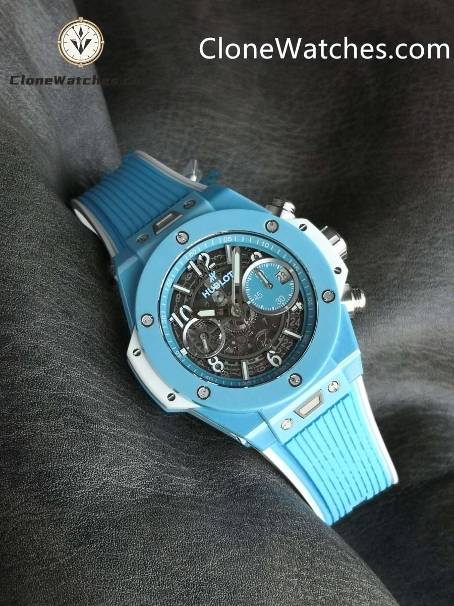 Hublot Super Clone Watches 1:1 BIG BANG UNICO SKY BLUE 42MM 441.EX.5120.RX - Image 4