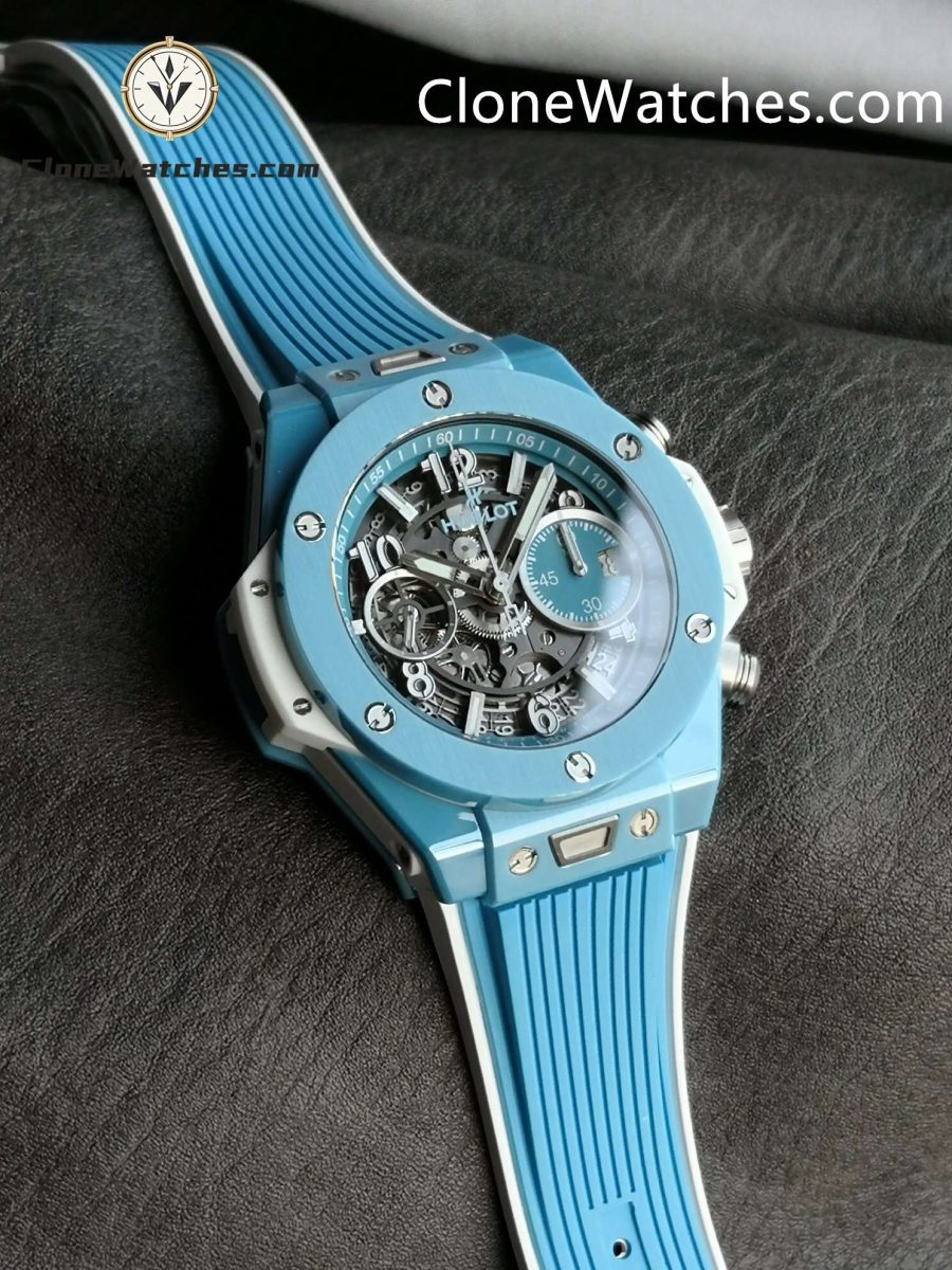 Hublot Super Clone Watches 1:1 BIG BANG UNICO SKY BLUE 42MM 441.EX.5120.RX - Image 5