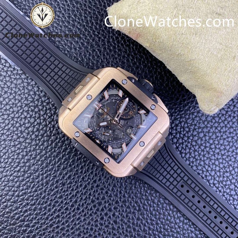 Hublot Super Clone Watches 1:1 Square Bang Unico King Gold Ceramic 42MM 821.OM.0180.RX - Image 3