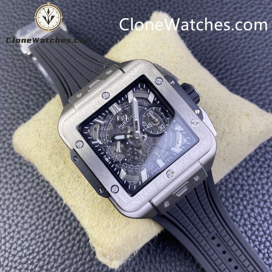 Hublot Super Clone Watches 1:1 Square Bang Unico Titanium 42MM 821.NX.0170.RX - Image 4