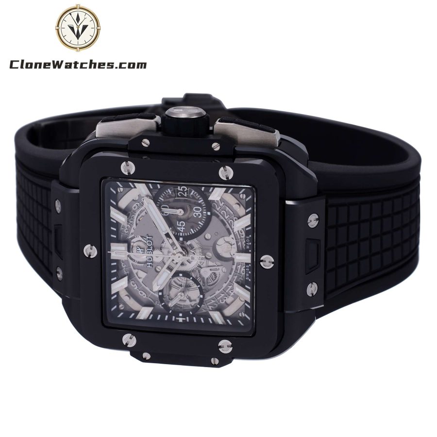 Hublot Super Clone Watches 1:1 Square Bang Unico Black Magic 42MM 821.CI.0170.RX - Image 6