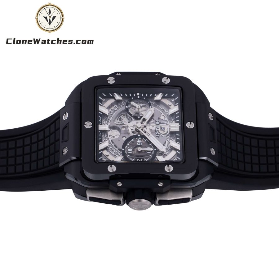 Hublot Super Clone Watches 1:1 Square Bang Unico Black Magic 42MM 821.CI.0170.RX - Image 7