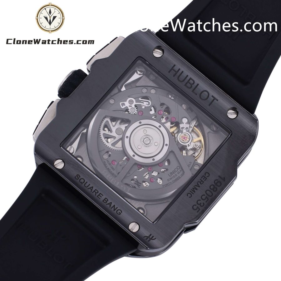 Hublot Super Clone Watches 1:1 Square Bang Unico Black Magic 42MM 821.CI.0170.RX - Image 8