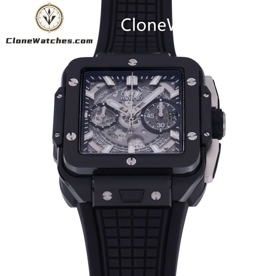 Hublot Super Clone Watches 1:1 Square Bang Unico Black Magic 42MM 821.CI.0170.RX - Image 3