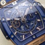 Hublot Super Clone Watches 1:1 Spirit of Big Bang King Gold Blue Ceramic 42MM 642.OL.7180.RX - Image 2