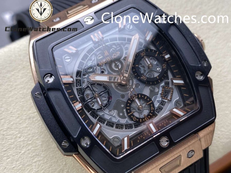 Hublot Super Clone Watches 1:1 Spirit of Big Bang King Gold Ceramic 42MM 642.OM.0180.RX - Image 2