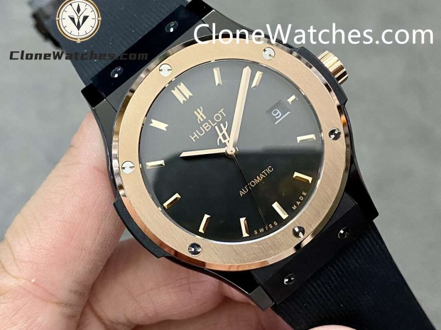 Hublot Super Clone Watches 1:1 Classic Fusion Ceramic King Gold 42MM 542.CO.1181.RX - Image 3