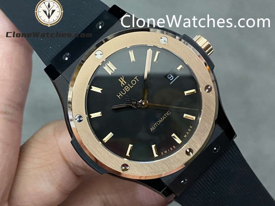 Hublot Super Clone Watches 1:1 Classic Fusion Ceramic King Gold 42MM 542.CO.1181.RX - Image 2