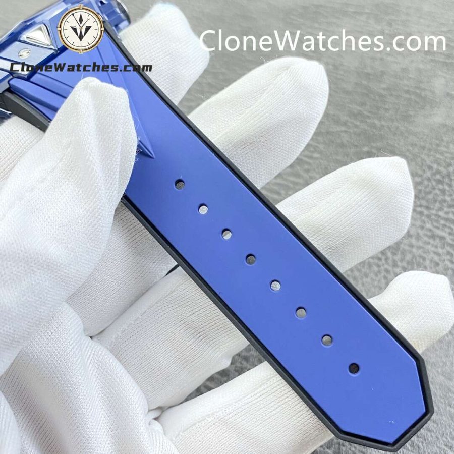 Hublot Super Clone Watches 1:1 Big Bang Unico Sang Bleu II  Blue Ceramic 45MM 418.EX.5107.RX.MXM21 - Image 8