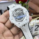 Hublot Super Clone Watches 1:1 Big Bang Unico Sang Bleu II White Ceramic 45MM 418.HX.2001.RX.MXM21 - Image 6