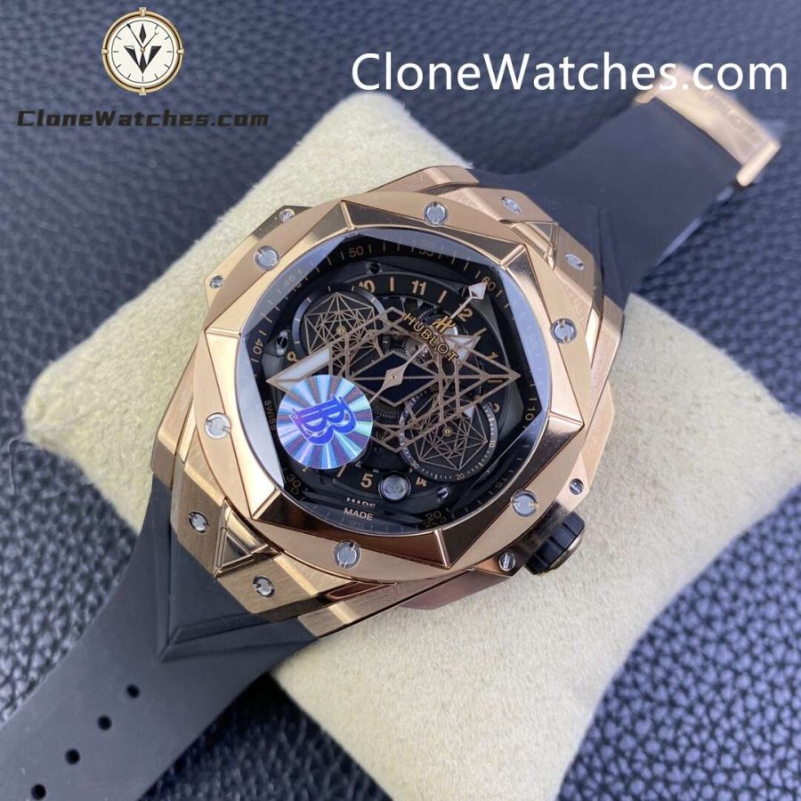 Hublot Super Clone Watches 1:1 Big Bang Unico Sang Bleu II 45MM 418.OX.1108.RX.MXM19 - Image 4